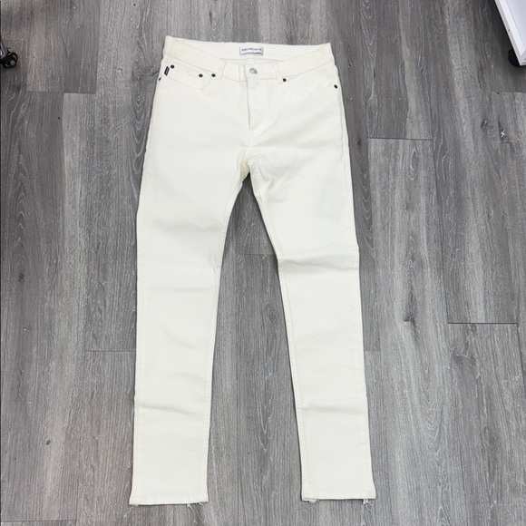 Balenciaga Men's Off-White Skinny Jeans - Picture 1 of 8
